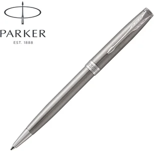 Parker 1931512 Długopis Sonnet Stainless STeel CT 1931512 - Długopisy - miniaturka - grafika 2