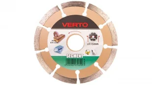 Verto Tarcza diamentowa 115mm, segmentowa, , 61H3S1 - Materiały ścierne - miniaturka - grafika 2