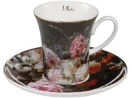Filiżanki - Goebel Filiżanka do espresso Martwa natura z różami Jean Baptiste Robie Goebel 67-011-76-1 - miniaturka - grafika 1