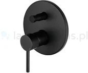 Baterie podtynkowe - Hagser Hagser Lisa bateria wannowo-prysznicowa podtynkowa czarny HGR80000034 - miniaturka - grafika 1