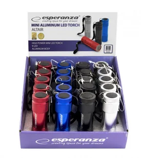 Esperanza Latarka Aluminiowa 1W Mix kolorów EOT004M - Latarki - miniaturka - grafika 7