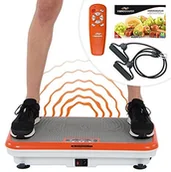 Platformy wibracyjne - M MEDIASHOP Platforma wibracyjna Vibro Shaper, przyrząd treningowy do treningu całego ciała, duża, antypoślizgowa powierzchnia, w komplecie z gumami treningowymi i planem żywieniowym Mediashop (plan może nie być - miniaturka - grafika 1