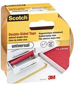 Taśmy klejące - Scotch 42010750 taśma klejąca, dwustronne uniwersalny, 7 m X 50 MM, jasny brąz 42010750 - miniaturka - grafika 1