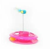 Zabawki dla kotów - Duvo+ Zabawka dla kota Happy Hoop - Różowa 26cm - miniaturka - grafika 1