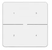 Systemy inteligentnych domów - BroadLink BroadLink SR3-4 SR3-4KEY - miniaturka - grafika 1