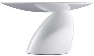 King Home Stolik King Bath Fungo Grande biały połysk JH-064-1 - Ławy i stoliki kawowe - miniaturka - grafika 7