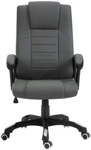 Fotel biurowy, krzesło biurowe vidaXL Krzesło biurowe, antracytowe, sztuczna skóra - Fotele i krzesła biurowe - miniaturka - grafika 3