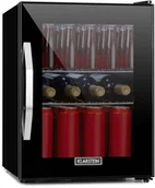 Szafy i witryny chłodnicze - Klarstein Beersafe M Onyx, lodówka, A+, LED, 2 ruszt metalowe, szklane drzwi, onyks HEA-Beersafe-M-OX - miniaturka - grafika 1