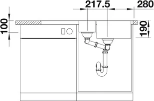 Blanco SONA 6S BIAŁY 519855 - Zlewozmywaki - miniaturka - grafika 6