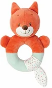 Grzechotki dla dzieci - Nattou Pluszowa grzechotka lis Oscar, 9 x 7 x 14 cm, Fanny i Oscar, pomarańczowy - miniaturka - grafika 1