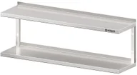 Wyposażenie lokali gastronomicznych - Stalgast półka wisząca podwójna 700x300x390 mm 981833070 - miniaturka - grafika 1