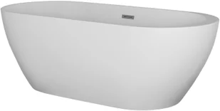 Corsan Wanna wolnostojąca E042 Reno 160 z wykończeniem złotym 649094 - Wanny - miniaturka - grafika 3