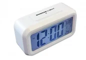 Czytniki kart pamięci - APTEL Cyfrowy budzik white LED biały AK240C - miniaturka - grafika 1