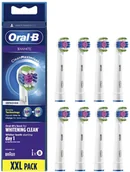 Końcówki do szczoteczek elektrycznych - ORAL-B Braun Braun końcówki do szczoteczki elektrycznej 3D WHITE 8szt. EB18-8 CleanMaximiser - miniaturka - grafika 1