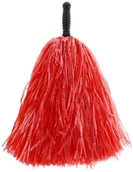 Dodatki do strojów karnawałowych - GO Pompony cheerleaderki czerwone - 1 szt. PPRE - miniaturka - grafika 1