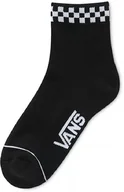 Skarpetki damskie - Vans skarpety damskie PEEK-A-CHECK CREW SOCKS Black - miniaturka - grafika 1
