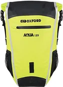 Plecaki - Oxford Oxford Aqua B25 plecak na każdą pogodę 25 l czarny fluo OL476 - miniaturka - grafika 1