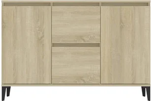 vidaXL Lumarko Szafka, dąb sonoma, 104x35x70 cm, płyta wiórowa 806115 - Szafki do salonu - miniaturka - grafika 5