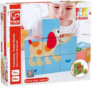 HaPe Klocki puzzle przyjaźni - Klocki - miniaturka - grafika 5