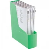 Pojemniki biurowe - Fellowes Pojemnik na czasopisma GREEN2DESK zielony, FE530-4 - miniaturka - grafika 1