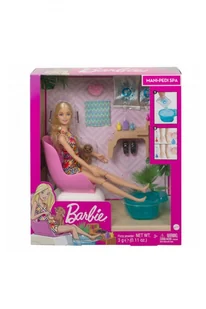 Mattel Barbie Relaks Madi-pedi Spa Zestaw Ghn07 Wb2 - Lalki dla dziewczynek - miniaturka - grafika 2