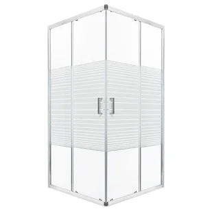 Novoterm Kabina prysznicowa kwadratowa 80x80 Madera Kerra - Kabiny prysznicowe - miniaturka - grafika 2