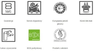 Laveo Bateria umywalkowa podtynkowa czarna POLLA Laveo BAP 722P - Baterie podtynkowe - miniaturka - grafika 3