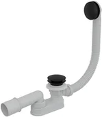 Syfony - Alca PLAST Alcaplast Syfon wannowy korek CLIK/CLAK czarny-mat długość 80 cm) A507BLACK-80 ! - miniaturka - grafika 1
