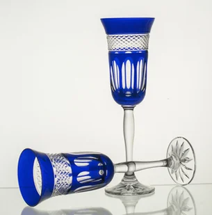 Crystaljulia Kieliszki do szampana kolorowe 6 sztuk 9522 9522 - Kieliszki - miniaturka - grafika 2