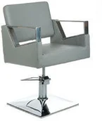 Fotele fryzjerskie - Barbiero Fotel fryzjerski Arturo BR-3936A jasny szary BR-3936A/188 - miniaturka - grafika 1