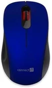 Myszki - Connect IT Mute niebieska (CMO-2230-BL) - miniaturka - grafika 1