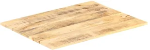 vidaXL Blat stołu, lite drewno mango, 15-16 mm, 90x60 cm vidaXL - Blaty meblowe i parapety okienne - miniaturka - grafika 9