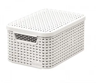 Curver Koszyk Style z pokrywą 617023_CURVER - Koszyki łazienkowe - miniaturka - grafika 2