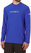 Pływanie - ONEILL wetsuits mężczyzn Basic Skins L/S TEE Rash Vest, niebieski, S 4339-018-S - miniaturka - grafika 1