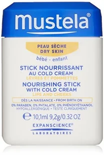 Mustela Sztyft Ochronny z Cold Cream do skóry suchej Usta nos policzki 10 ml - Kremy do twarzy - miniaturka - grafika 2