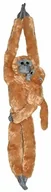 Maskotki i pluszaki - Wild Republic Europa 51 cm wisząca małpa zwyczajna langur mama z pluszowym niemowlęciem 14479 - miniaturka - grafika 1