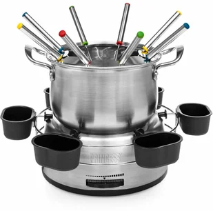 Princess Rodzinny zestaw do fondue, 800 w, stal nierdzewna, szary Princess - Zestawy do fondue - miniaturka - grafika 6