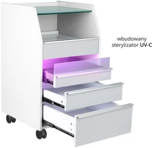 ActiveShop POMOCNIK PODOLOGICZNY 984 SZARY 129113 - Meble kosmetyczne - miniaturka - grafika 3