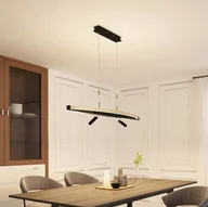 Lampy sufitowe - LUCANDE Lucande Matwei lampa wisząca LED, owalna, mosiądz - miniaturka - grafika 1