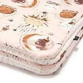 Koce i narzuty dla dzieci - La Millou NARZUTKA PRZEDSZKOLAKA - BY WHATANNAWEARS FLY ME TO THE MOON NUDE - ECRU | 47855-uniw - miniaturka - grafika 1