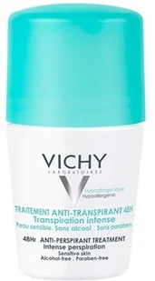 Vichy Deodorant dezodorant roll on przeciw nadmiernej potliwości 48h Anti-Perspirant Treatment) 50 ml - Pozostałe kosmetyki - miniaturka - grafika 2