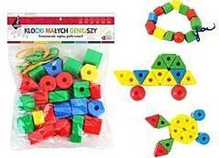 Askato Klocki Geometryczne 62 elementy - Zabawki konstrukcyjne - miniaturka - grafika 2