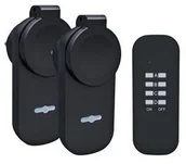 Inne akcesoria elektryczne - Dálkově ovládané zásuvky Solight venkovní 2 zásuvky 1 ovladač DY12) - miniaturka - grafika 1