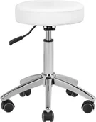 Krzesła i taborety kosmetyczne - ACTIVESHOP TABORET KOSMETYCZNY AM-303 BIAŁY - miniaturka - grafika 1