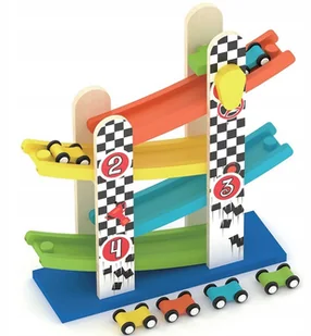 Smily Play zjeżdżalnia z autami - Tory, garaże, parkingi - miniaturka - grafika 2