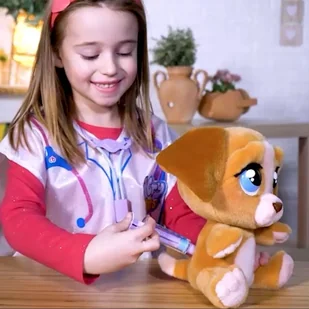 Dante Dante Maskotka Cry Pets - U weterynarza - Zabawy w naśladowanie dorosłych - miniaturka - grafika 2