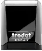 Pieczątki - Trodat Pieczątka automat 4910 szara - poduszka czarna 26X9mm /TRE-4910SZWCA/ UN190-5 - miniaturka - grafika 1