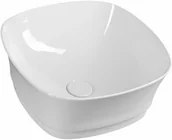 Umywalki - Sapho IDEA umywalka ceramiczna nablatowa 42x18x42 cm bez odpływu WH100 - miniaturka - grafika 1