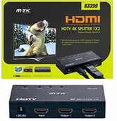 Kable - KTM MTK K3399  rozdzielacz HDMI, wielokolorowy K3399 - miniaturka - grafika 1