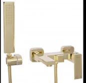 Baterie wannowe i prysznicowe - Rea B5666 Fenix L.Gold Bateria wannowa ścienna - miniaturka - grafika 1